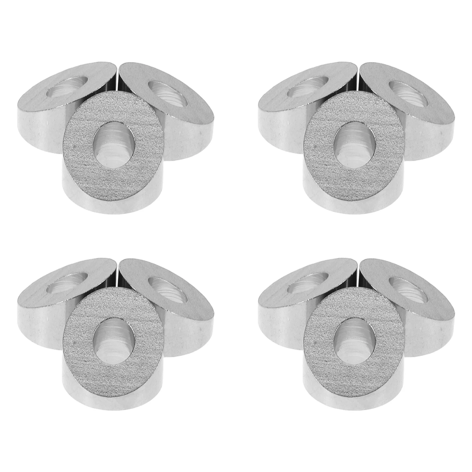 

4Pcs Stainless Steel Beveled Washers for Round Cable Railings Deck Balustrades Curved Surface Outdoor Weatherproof