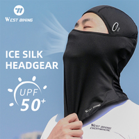 WEST BIKING Balaclava Cycling Caps for Men Bicycle Travel Quick Dry Dustproof Face Cover Sun Protection Hat Sports Hood
