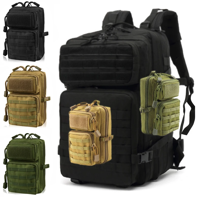 

Multifunction Tactical Pouch Military Molle Hip Waist EDC Bag Wallet Purse Phone Holder Bags Camping Hiking Hunting Fanny Pack