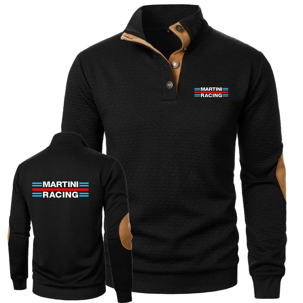 مارتيني سباق البلوز الكمال الرجال الدراجات إكسبيديشن سترة يندبروف الصوف البلوز ملابس رياضية الشارع الياقة المدورة سترة #2