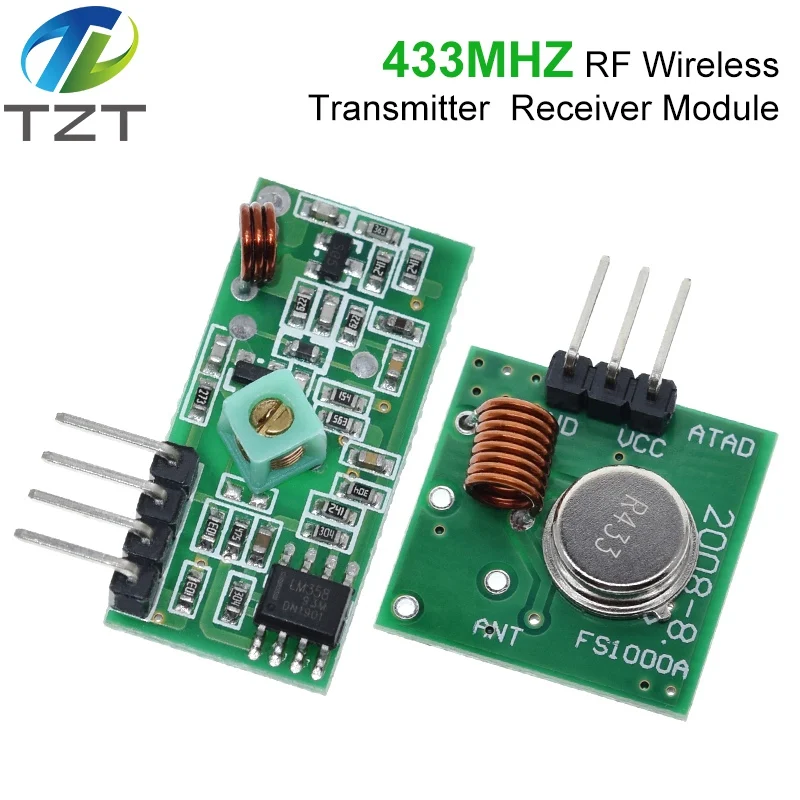 433Mhz RF Wireless Transmitter Module and Receiver Kit 5V DC 433MHZ Wireless For Arduino Raspberry Pi /ARM/MCU WL Diy Kit image 6