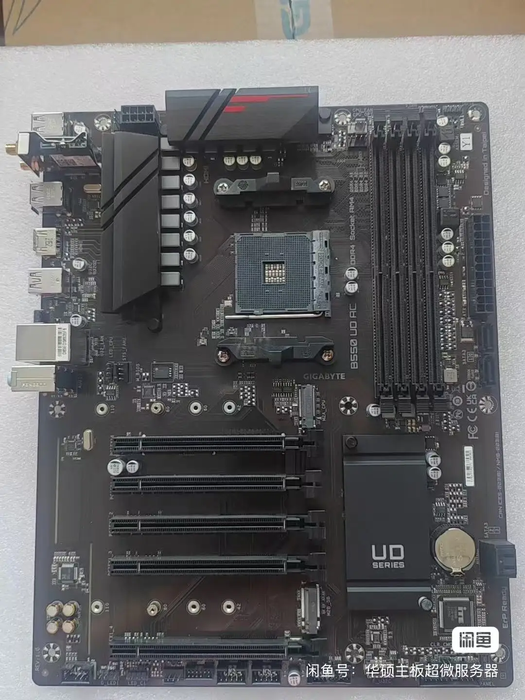 For Gigabyte B550 UD AC Motherboard AMD B550 AM4 DDR4 128GB ATX M.2 NVMe PCIe 4.0 Support Ryzen 5 5600X 5700 CPU