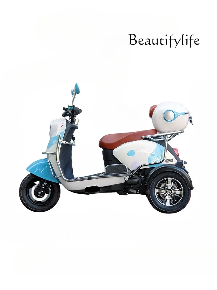 New Fuel Three Wheeled Motorcycle Mountain Climbing King Small Gasoline Lady Scooter