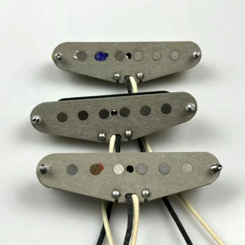 Q-X Music Store-Handmade '57/'62 SSS Single-coil Pickups Alnico 5