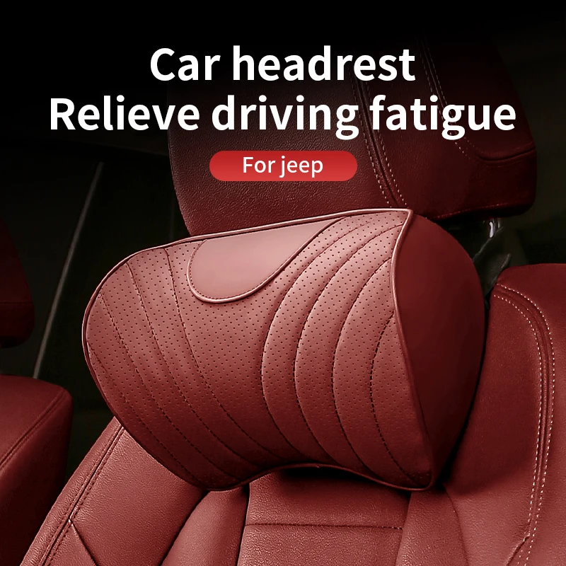 Car Seat Headrest Pillow,Fits Human Neck&Head Curve,Relieve Fatigue,Breathable&Sweat Resistant,No Deformation After Long TimeUse