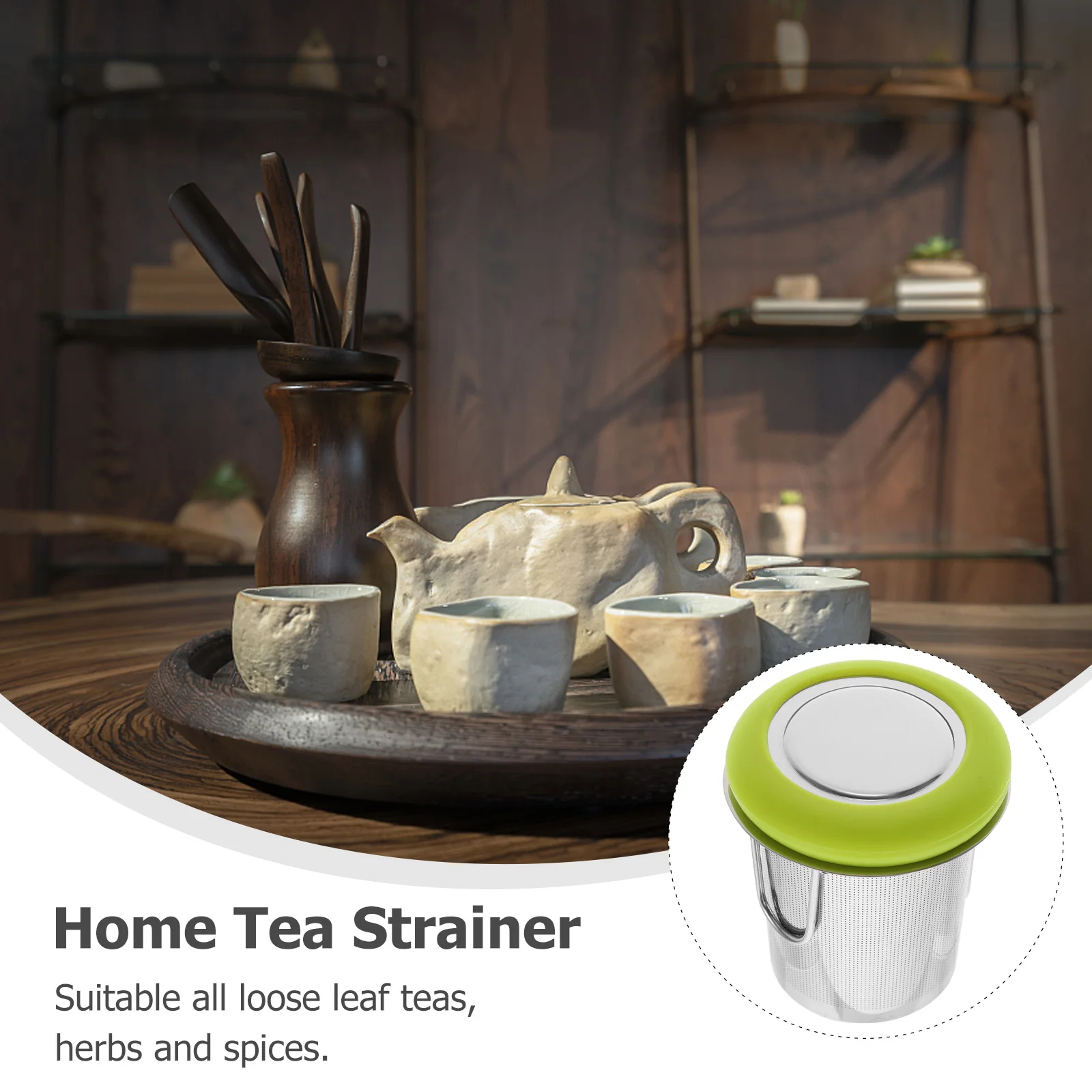 

1Pcs 304 Stainless Steel Tea Strainer Reusable Foldable Handle Premium Mesh Infuser for Home Tea Lovers Gift Mesh Strainer