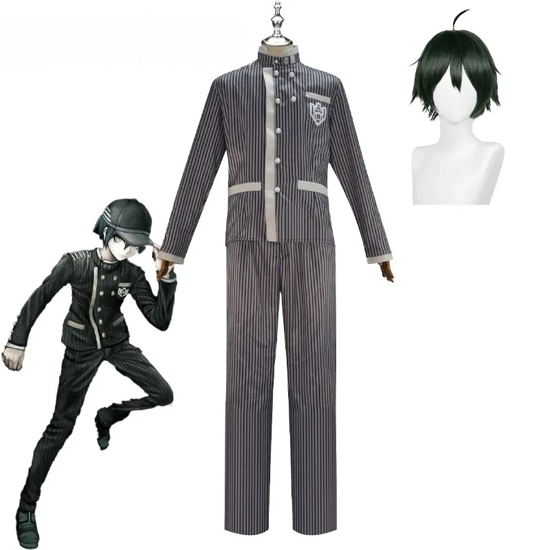 

Anime Saihara Shuichi Cosplay Costume Saihara Shuichi Costume Wig Outfits Halloween Carnival Party Role Play Uniform for Men
