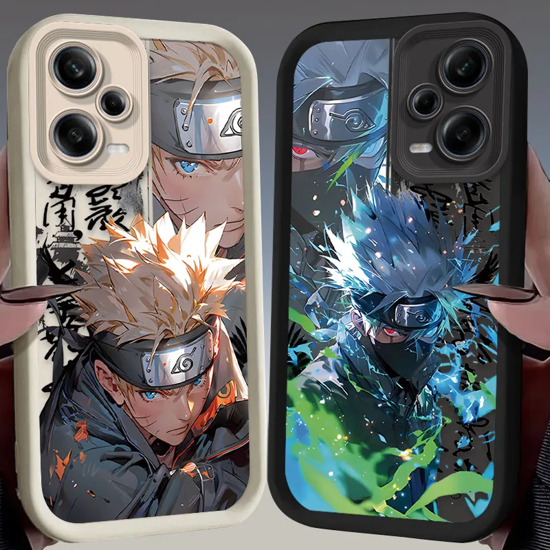 N-NARUTO-S Matte Phone Case For Xiaomi Redmi Note 13 14 12 11 Pro Plus 5G 12S 11S 10S 10 9 Redmi 14C 13C 12C 12 4G A3 A3X Etui