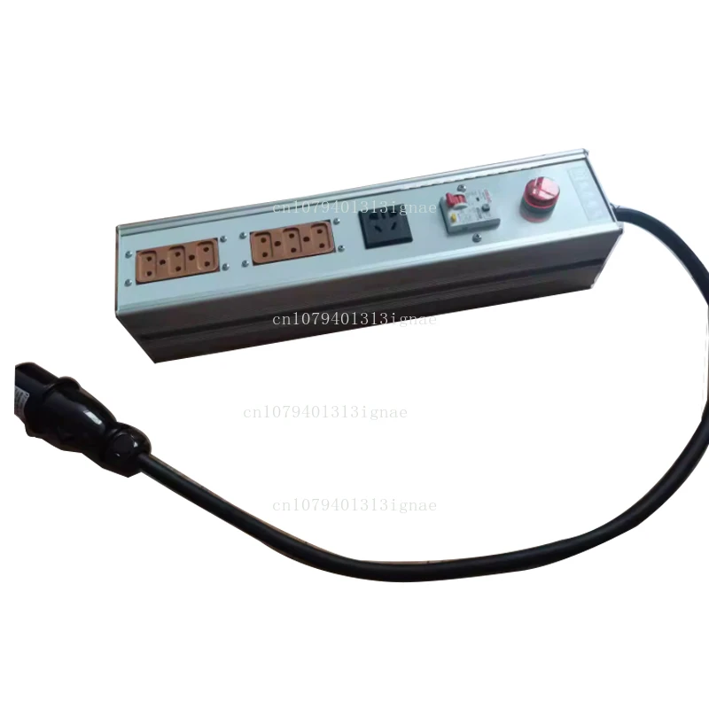 6-Way breakout box performance stage light truss connected to power supply straight-through box Fuge can install light hooks