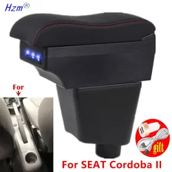 For SEAT Cordoba II Armrest Box For SEAT Cordoba II 2003 2004 2005 2006 2007 2008 2009 Car Armrest Storage Box Car Accessories