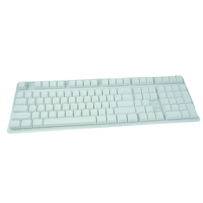 

Sublimation keyboard cap milk white horn glue height 9.5mm108 key position 1.5mm personalized keycap personality