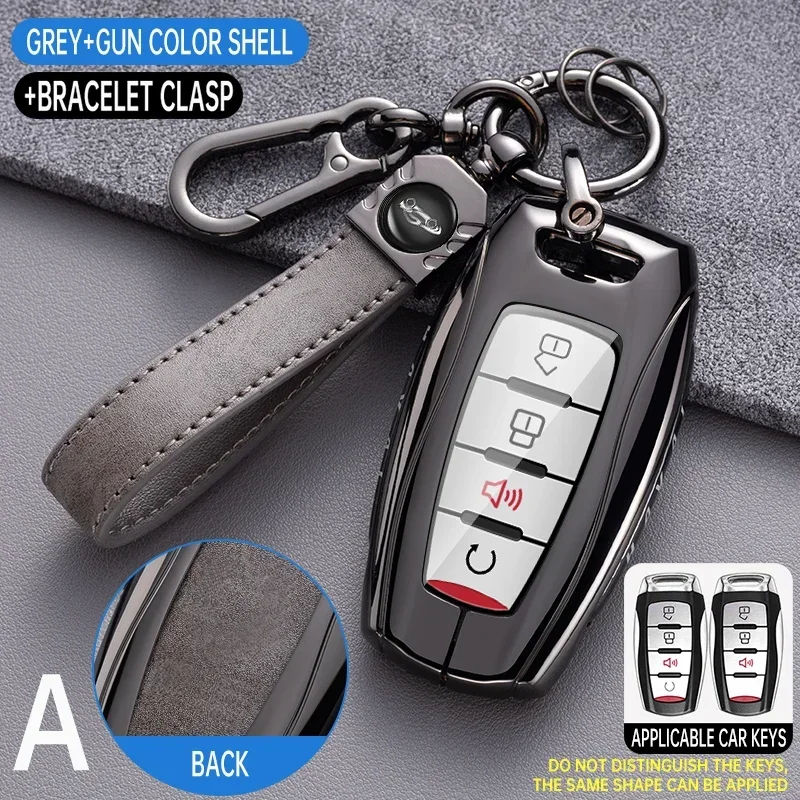 

Zinc Alloy Car Remote Key Case Cover Holder Shell For Great Wall Haval Hover H1 H4 H6 H7 H9 F5 F7 H2S GMW Coupe Auto Accessories