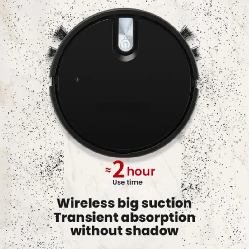 Wireless intelligent sweeping robot with five in one multifunctional vacuum cleaner and ultra quiet vacuum mop