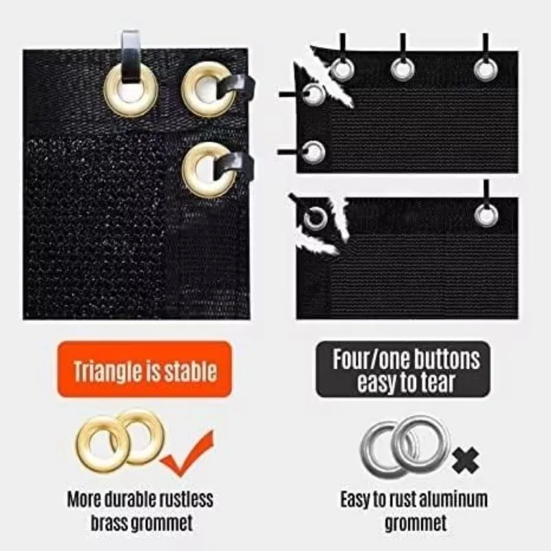 180GSM 6ft x 50ft سياج شاشة الخصوصية الثقيلة غطاء السياج حديقة جدار الفناء الخلفي مجموعة طاولة وكراسي سوداء