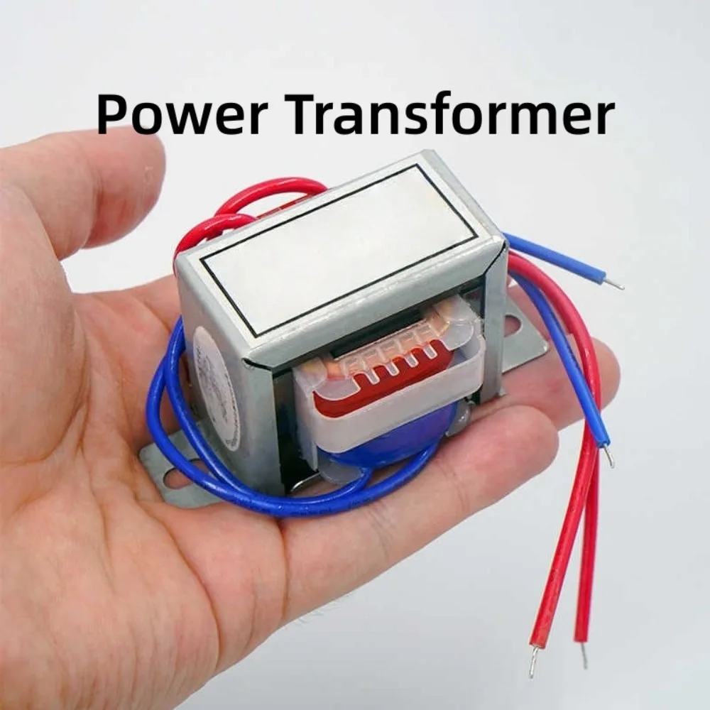 AC 220V 50Hz to 6/9/12/15/18/24/30/36/48V Single Output Power Transformer, 1W-30W 2-Line Step-Down Isolation Transformer