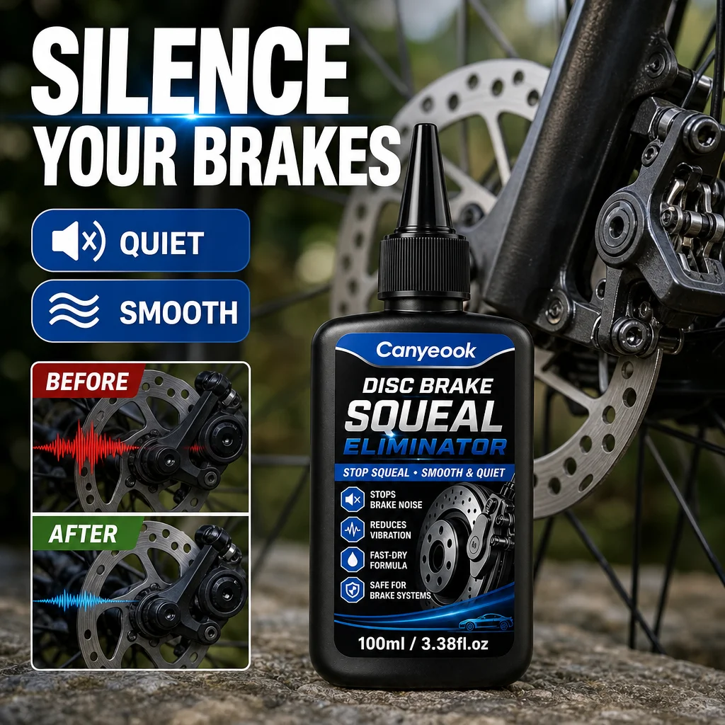 Canyeook Disc Brake Quieting Treatment 100ml - Ideal for Commuting Mountain Off-Road Long-Distance Riding - Brake Noise Fixer
