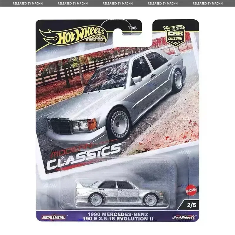 Hot Wheels Cultura de Carro Série Clássica Moderna Modelo de Carro 1/64 Benz 190e Nissan Skyline Sileighty Subaru Cars Boy Collecrion Presente