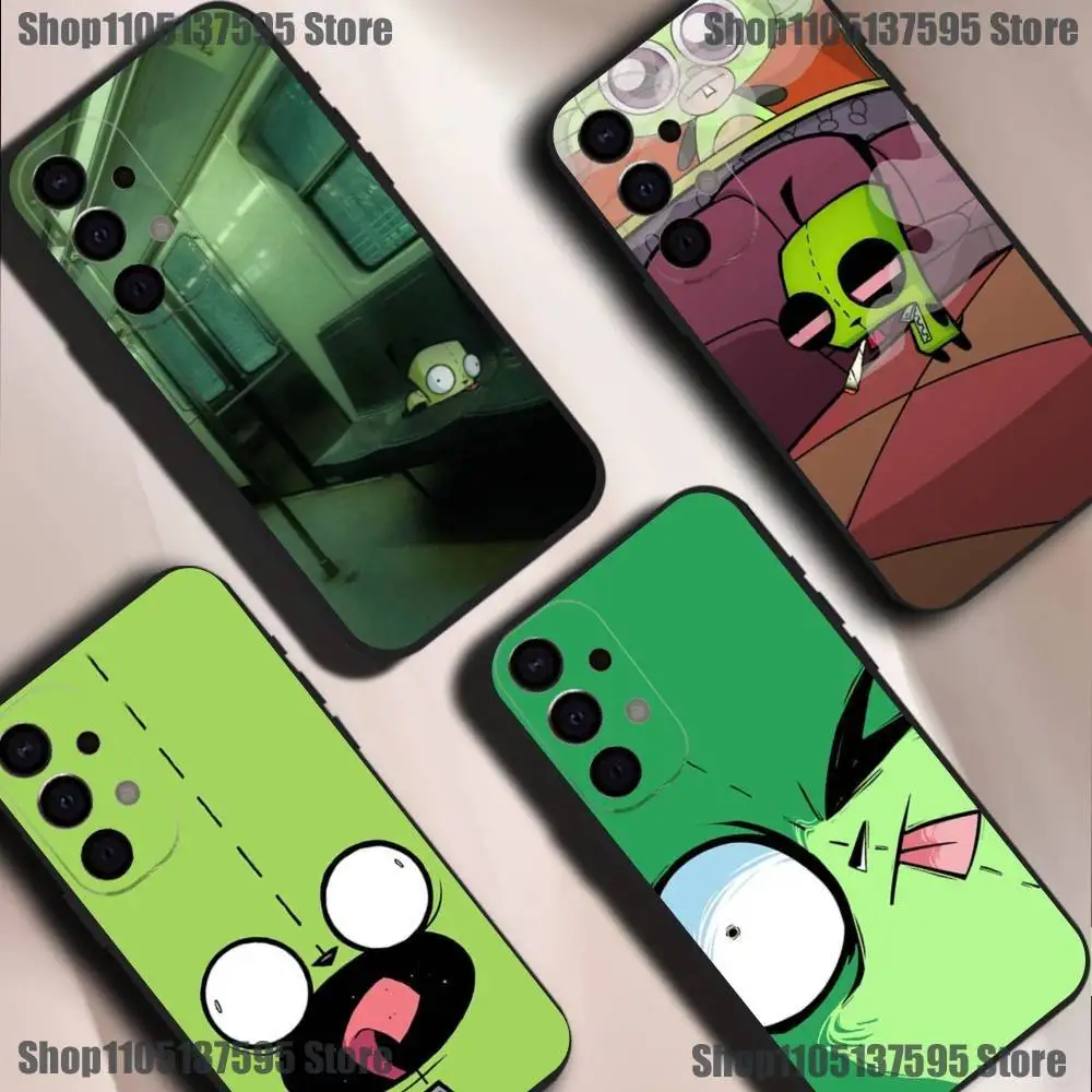 

I-Invader Zim Gir Phone Case For Samsung S25,S24,S21,S22,S23,S30,Ultra,S20,Plus,Fe,Lite,5G Black Cover