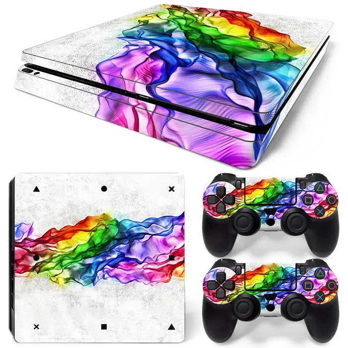 PS4 Slim Skin Sticker Voor Playstation 4 Console En Controllers Voor PS4 Slanke Gamepad Controller Sticker Decal