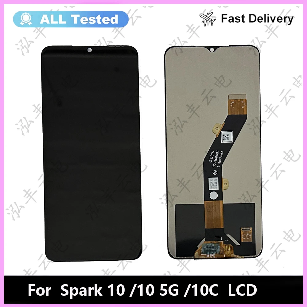 For Tecno Spark10 KI5q Spark 10 5G KI8 LCD Display Touch Digitizer Spark 10C KI5k KI5m LCD Sensor Tecno Spark 10 Pro KI7 LCD