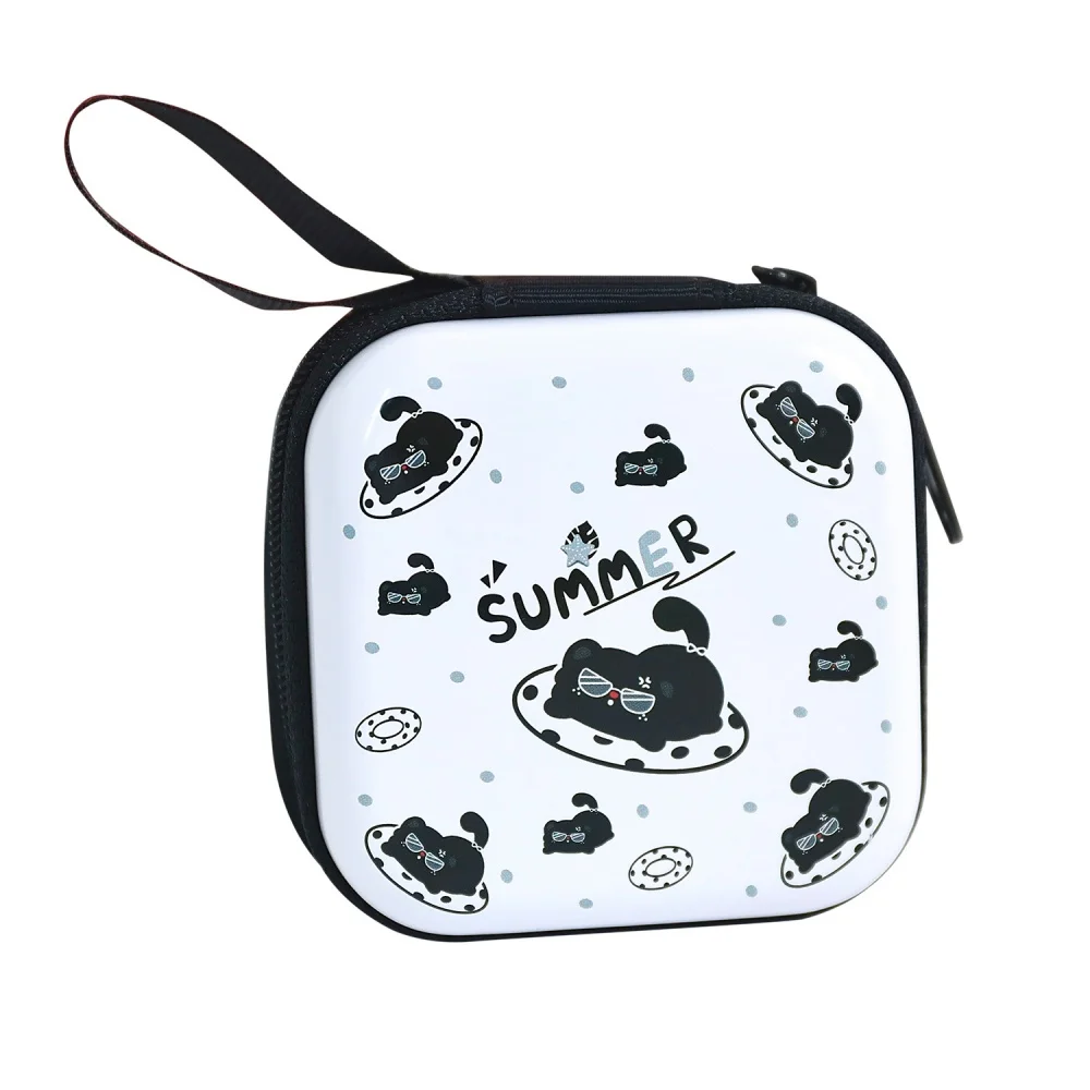 กระเป๋าใส่หูฟัง น้ำหนักเบา ดีไซน์แมว กระเป๋าสตางค์ กระเป๋าใส่กุญแจแบบพกพา กระเป๋าใส่เหรียญดีบุกคุณภาพสูง สำหรับเดินทาง ของขวัญ ใช้ในชีวิตประจำวัน