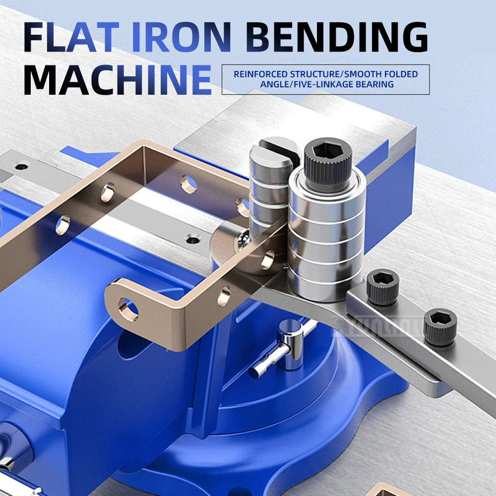 Copper Busbar Bender, Manual Flat Bar Bending Machine,Steel Plate, Copper Sheet, Copper Strip, 90-Degree Right-Angle Bending