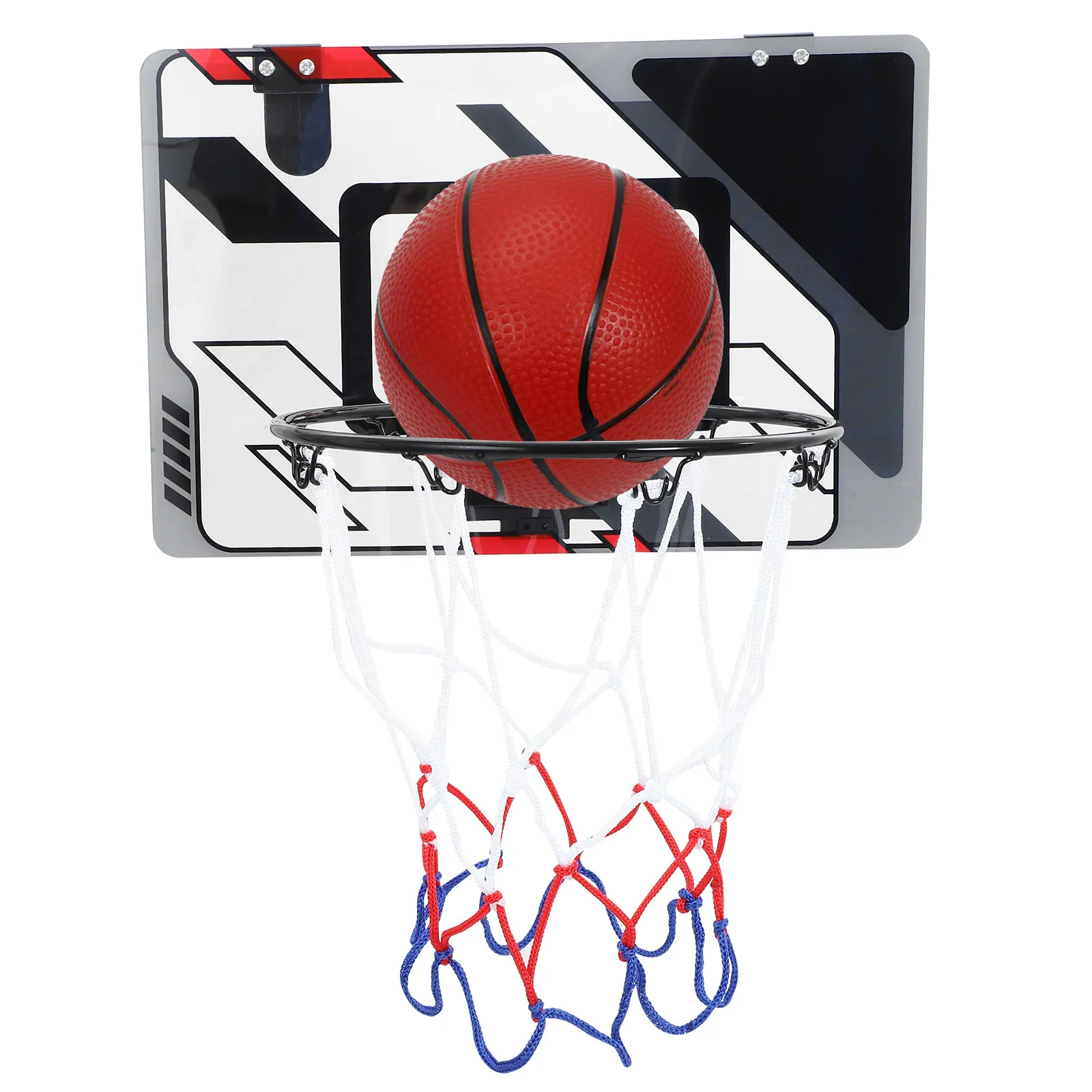 

1Set Indoor Basketball Hoop for Sturdy Acrylic Iron Plastic Detachable Net Active Skills Development