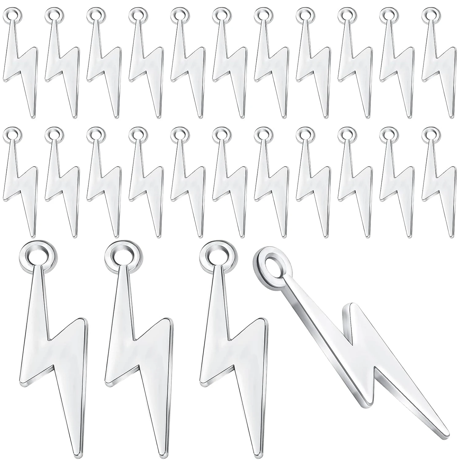 

60 шт. винтажных подвесок-молний в тибетском стиле для самостоятельного изготовления браслетов, ожерелий, серег и других украшений