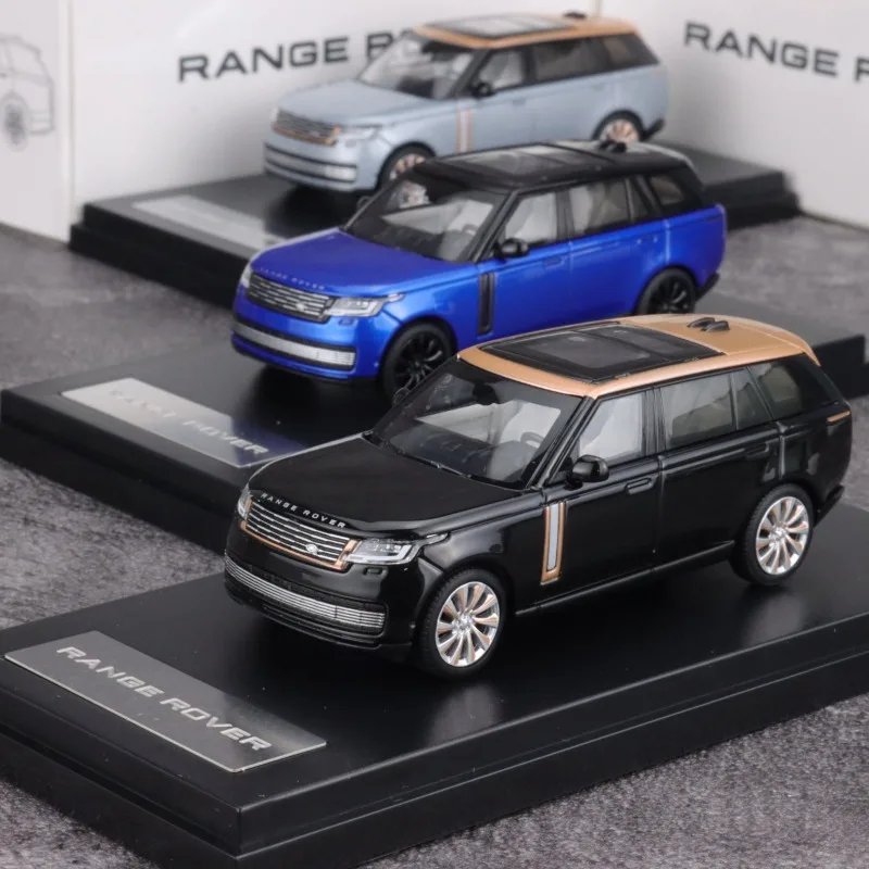 In stock 1:64 Range Rover Fifth Generation Executive Extended Alloy Simulation Car Model, boy toy gift, room collection statue