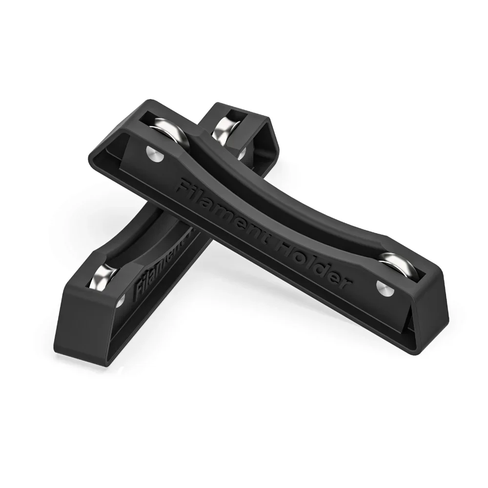 Suporte de carretel de filamento para impressora 3d, prateleiras de consumíveis, assento fixo para abs pla petg, material de impressão 3d, bandeja preta