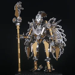 16cm Mechanical Party Metal Trendy 3D Three-Dimensional Assembled Toys Chinese Style 1/12 Robot Model Creative Collection Crafts