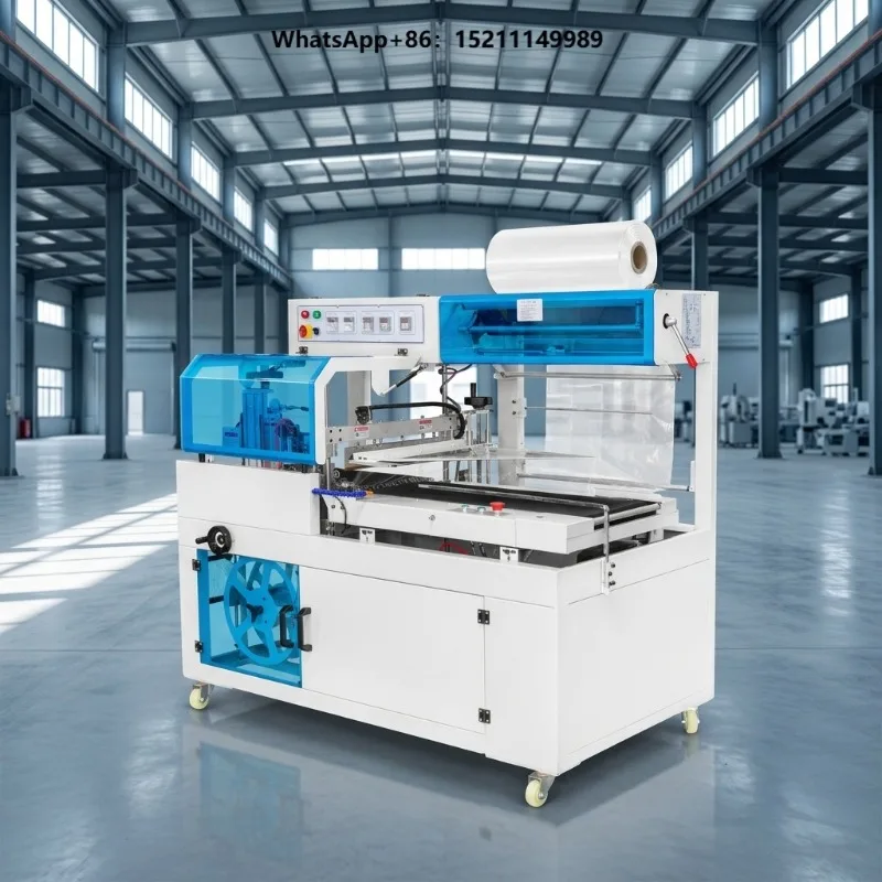 Automatic Film Wrapping Cutting Machine for Carton Cans Case Packaging Food Grade Electric Driven Energy Saving &  Accuracy