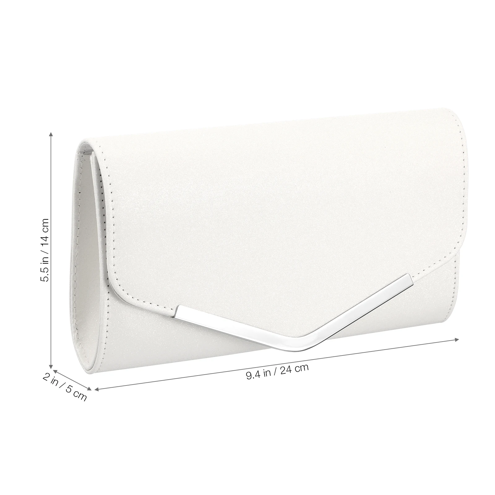 

Chain Envelope Clutch Bag Pure Bridesmaid Women Premium Material Durable Practical Storage Phone Wallet Small