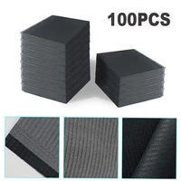 100 Uds. Almohadilla limpia desechable negra para tatuajes, Baberos para tatuajes, cubiertas de mesa, almohadilla limpia, servilletas dentales para pacientes, accesorios para tatuajes