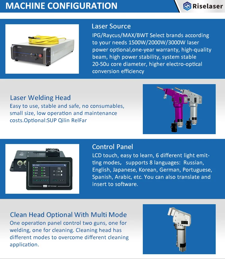 3000W Handheld Fiber Laser Welding Machine New Condition Laser Welder for Alumin