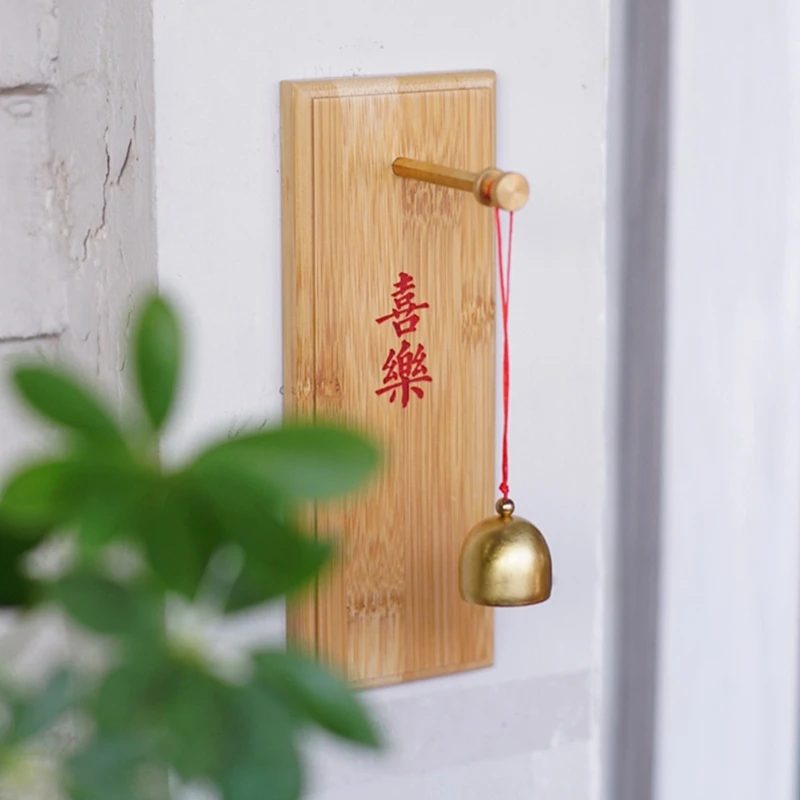 Mini Brass Wind Chimes Outdoor Door Bell Door Window Wall Hanging Bell Japanese Room Decoration Pendant Garden Decor Outdoor 후우링