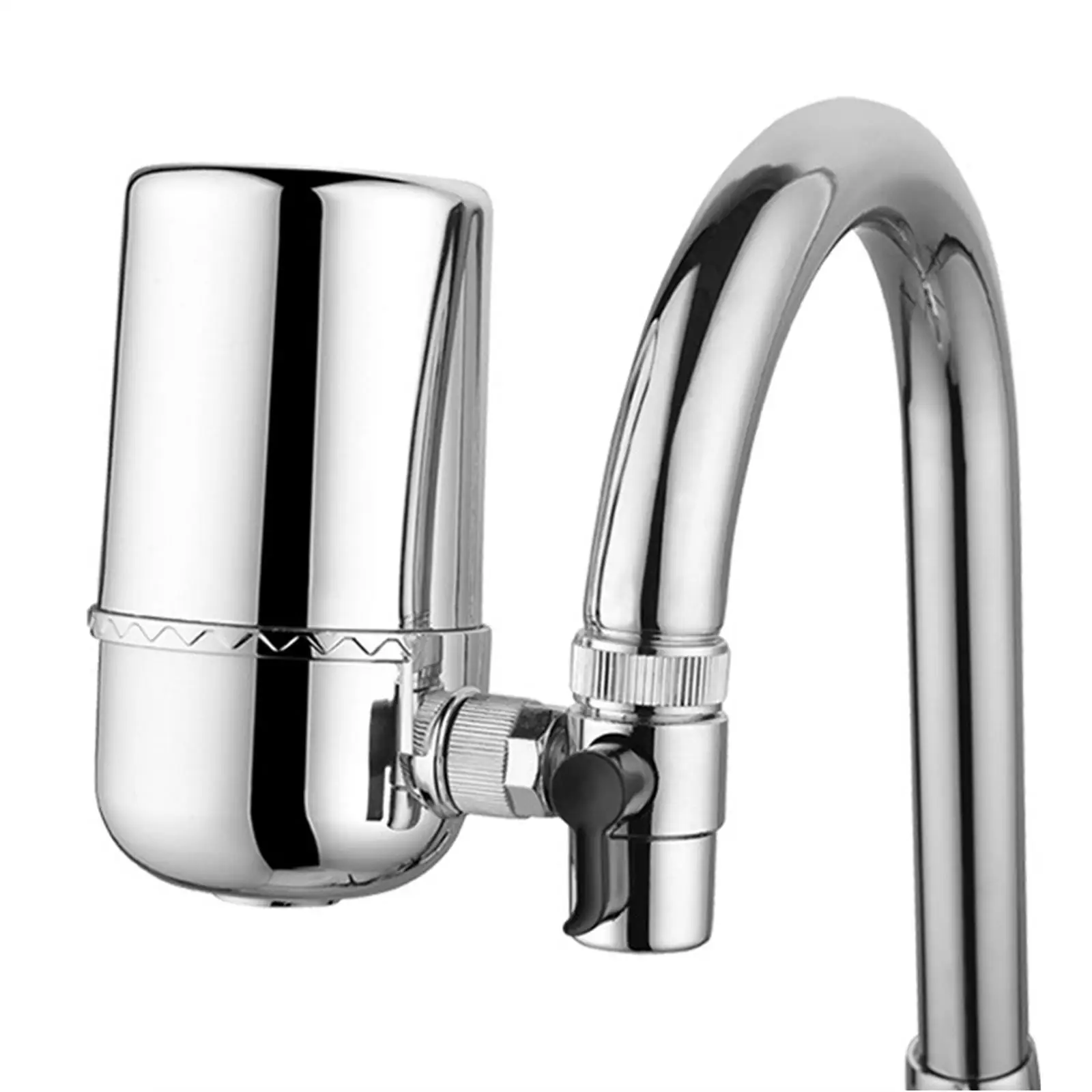 Water Filter for Sink, 360° Rotating Faucet Mount Four Points Faucet Water