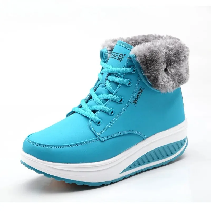 

Women Shoes High Quality Waterproof Women Boots Winter Shoes Warm Plush Women's Snow Boots Outdoor Non-slip Sneakers Ankle Boots