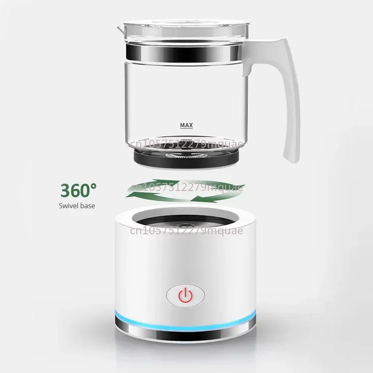 Automatic Milk Foam Machine - Cold/Hot Whisking, 2 Speeds, USB Rechargeable