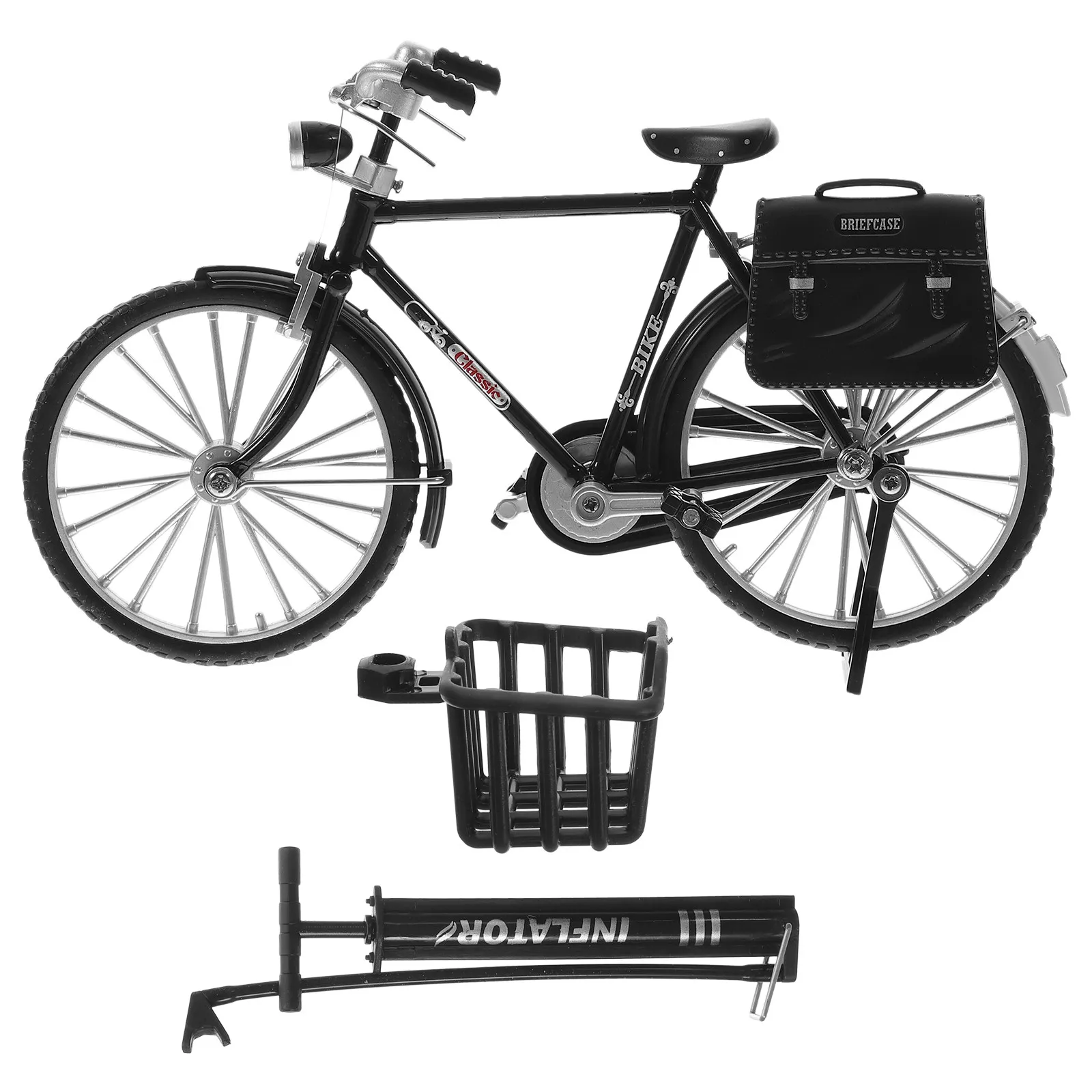 

1Set Premium Iron Vintage-Style Bicycle Sculpture DIY Assembly Kit Lifelike Desktop Decor for Kids Home Office Shelf Mantel