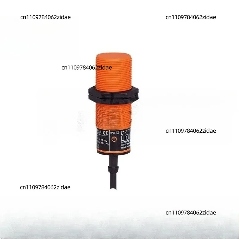 For Original II0095 Inductive Proximity Switch M30 Non‑Flush 15mm Sensing 2‑Wire AC/DC Metal Detecting Sensor