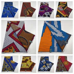 Ankara Veritable Guaranteed Real Pagne Wax High Quality Tissue Print Wax Tissue Veritable Wax African Ankara Sewing Fabric Soft