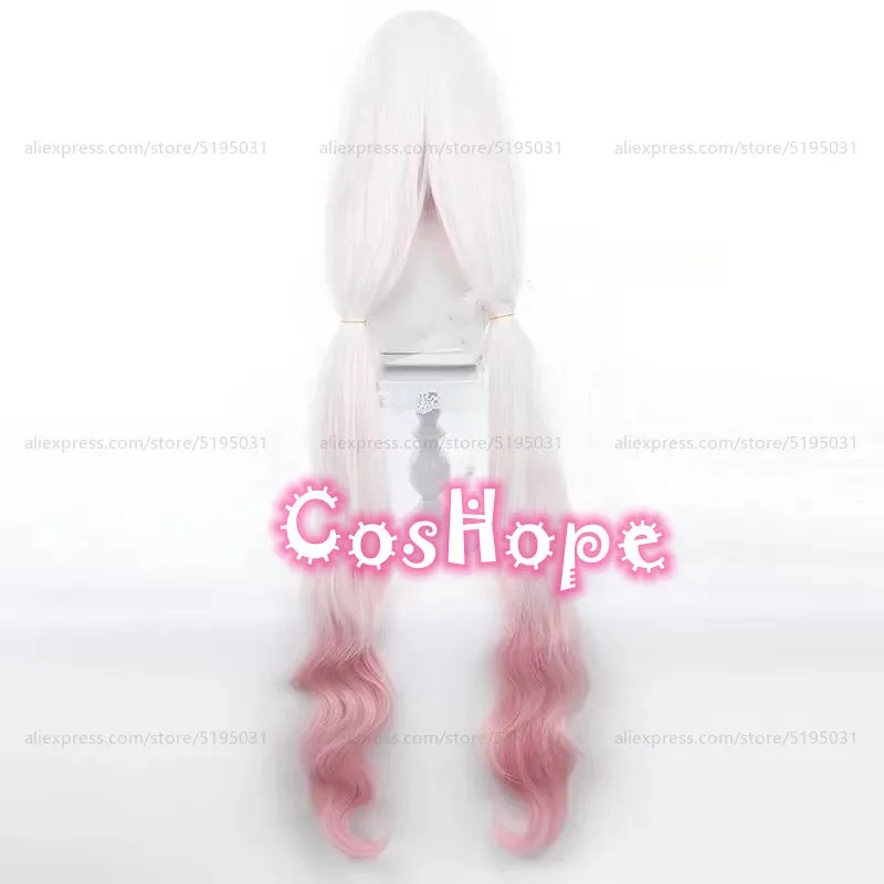 COSda@Theresa Apocalypse Cosplay Perücke 125 cm Silber Weiß Rosa Farbverlauf Perücke Cosplay Anime Hitzebeständige Synthetische PerückenCOSda@