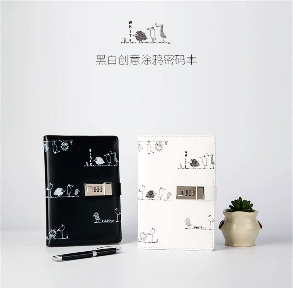 nuevo-cuaderno-duro-bonito-libro-de-composicion-notas-diarias-cuaderno-con-contrasena-emocional