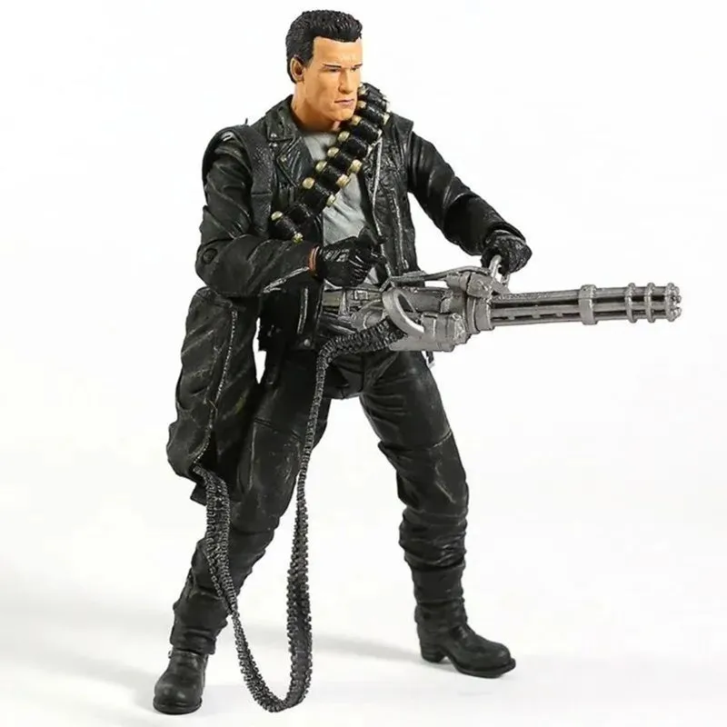 NECA Terminator 2 hari penilaian T-800 7 "koleksi Action Figure