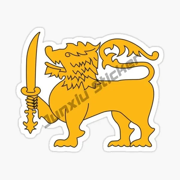 

Sri Lanka Car Sticker Shield Coat of Arms Vinyl Decal Cover Scratches Flag Sticker Waterproof Decal Bike Moto Tuning Accessories