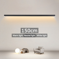 Modern LED Long Wall Lamp Bedroom Bedside Lamp Living Room Dining Room Loft Wall Light 110V 220V Staircase Corridor Wall Sconces