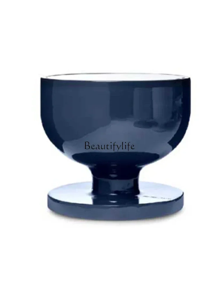 Italian Light Luxury and Simplicity Modern Creative round Shaped Bedside Table Sofa Side Table