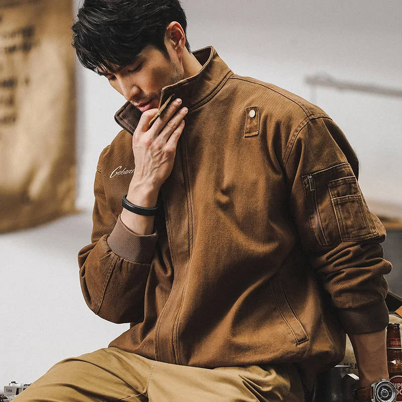 2026 New American Coat Men's Spring Autumn Loose Tough Coat Men Autumn