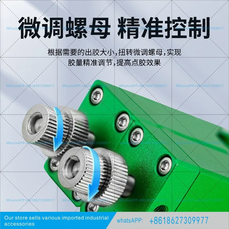 MY718ab double liquid dispensing valve suction type medium and high viscosity two-component glue filling valve